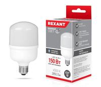 REXANT (604-069) 30 ВТ E27 С ПЕРЕХОДНИКОМ НА E40 2850 ЛМ 6500 K