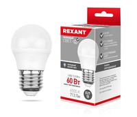 REXANT (604-036) (GL) 7,5 ВТ E27 713 ЛМ 6500 K