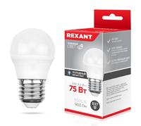 REXANT (604-208) (GL) 9,5 ВТ E27 903 ЛМ 6500 K